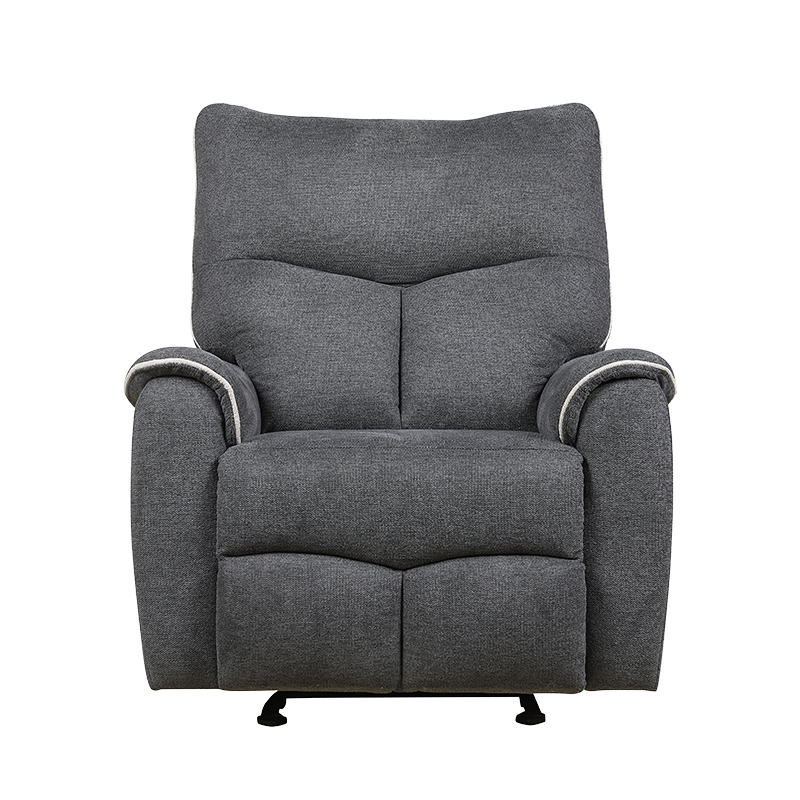 Fauteuil inclinable manuel avec tissu doux et confortable