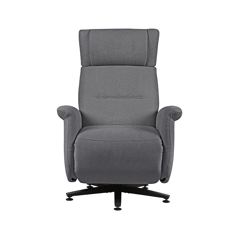 Fauteuil inclinable pivotant électrique moderne avec tissu respirant et chaise de loisirs