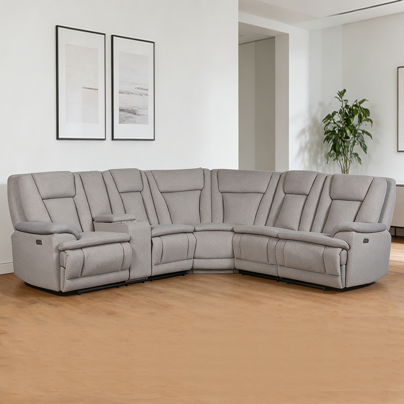 Canapé sectionnel inclinable électrique de 104 pouces, canapé inclinable modulaire pour salon 