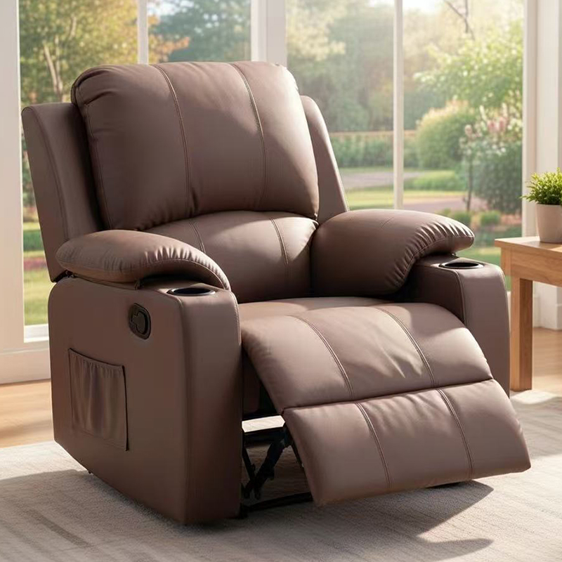Fauteuil inclinable simple rembourré, fauteuil inclinable manuel