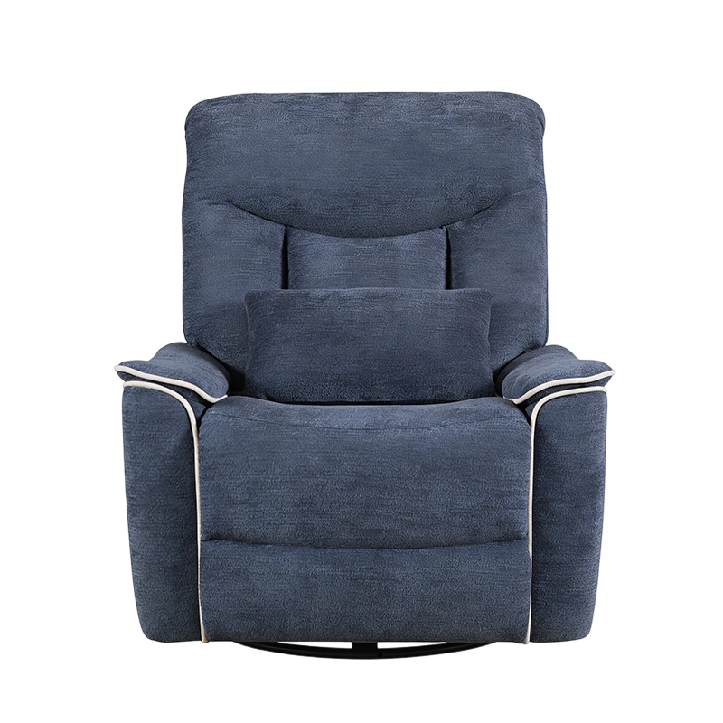 Grand fauteuil inclinable manuel en chenille à siège large avec pivot et bascule 