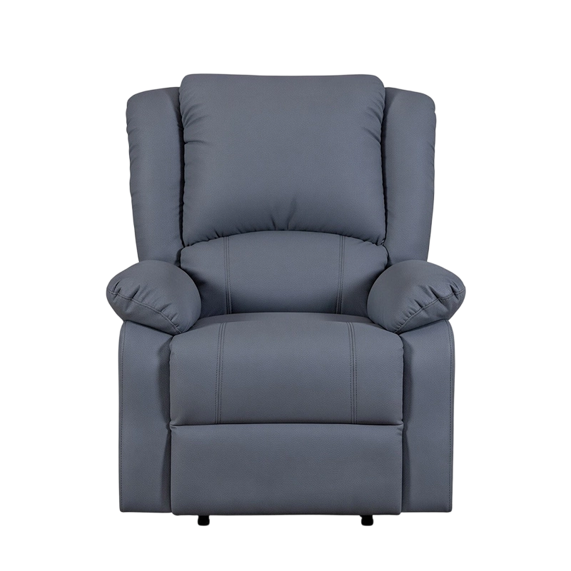 Fauteuil inclinable électrique en cuir de 33,1 po avec ports USB pour adultes
