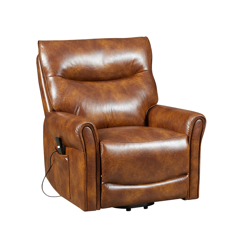 Fauteuil inclinable robuste à levage électrique pour personnes âgées avec un design surrembourré