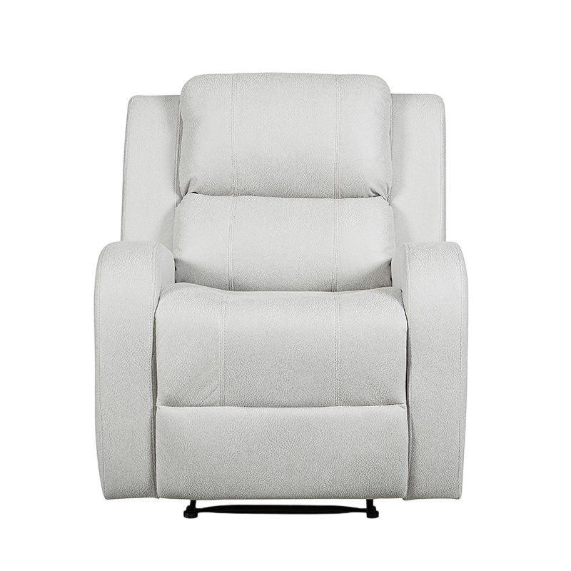 Fauteuil inclinable manuel classique et traditionnel avec accoudoirs et dossier rembourrés