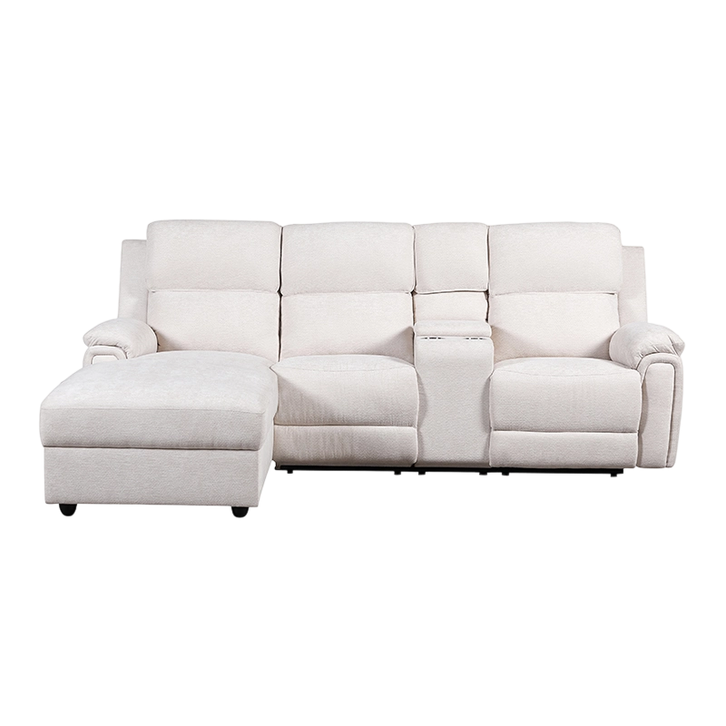 Canapé sectionnel convertible de 102 po, petit canapé en forme de L